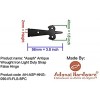 "Asaph" Black Antique Iron Cabinet T-Hinge